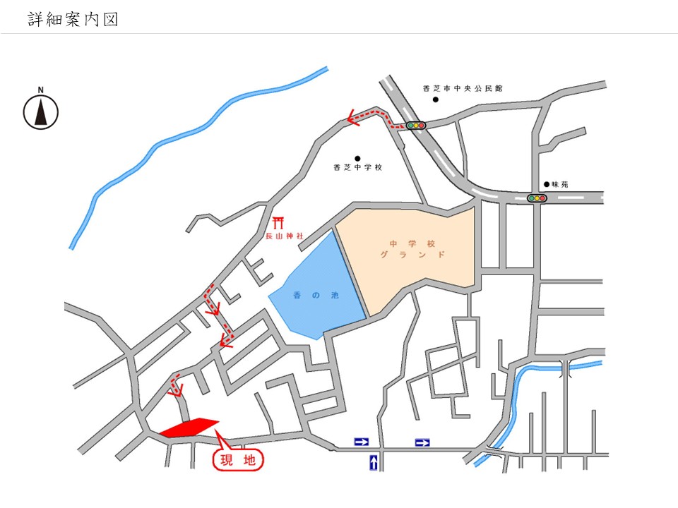 フォレストフィール磯壁 詳細案内図