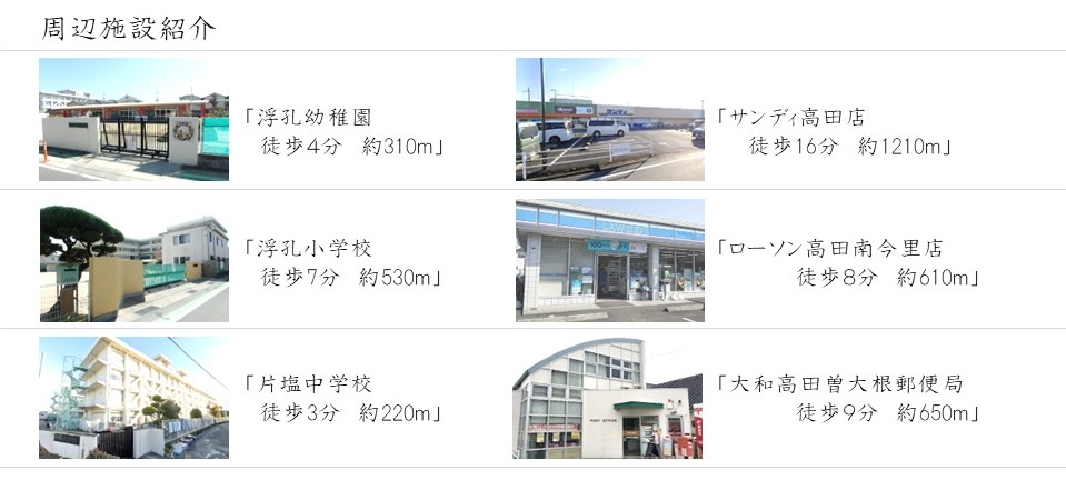 ブライトプレイス中三倉堂　周辺施設紹介