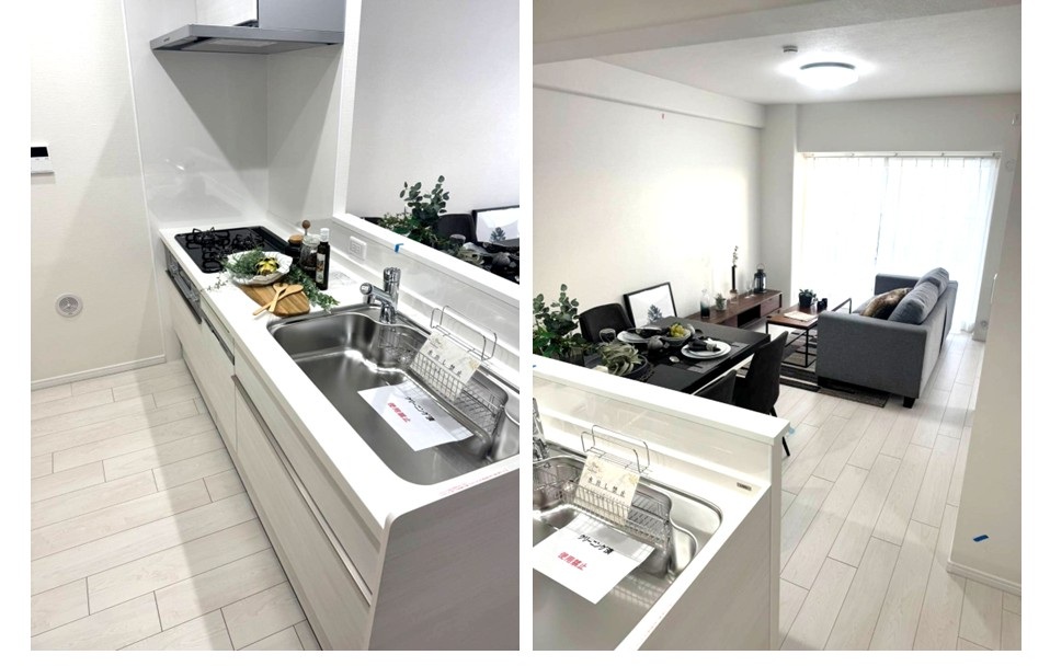 現地内観画像　キッチン・ＬＤＫ