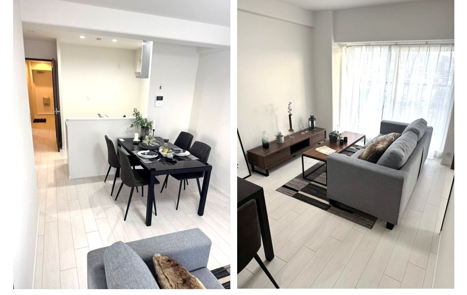 現地内観画像　リビング・ダイニング